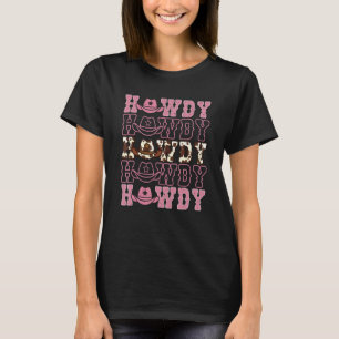 Camiseta White Howdy Rodeo Vintage Oeste País Sul