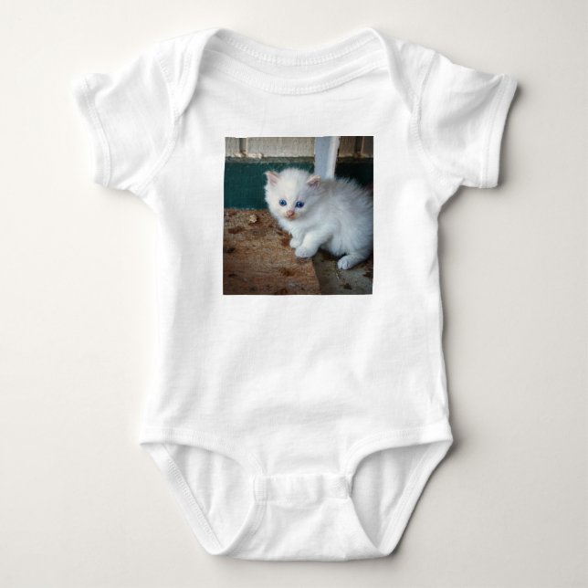 Camiseta White Kitten (Frente)