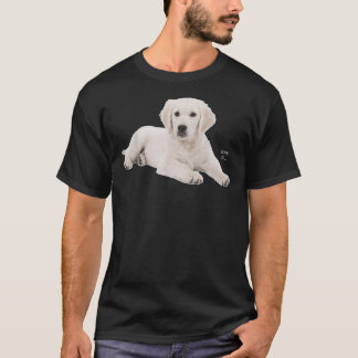 Camiseta White Labrador Retriever Yellow Love Mãe