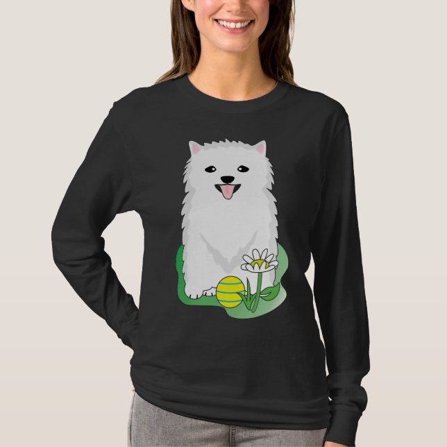 Camiseta White Pomeranian 28 (Frente)