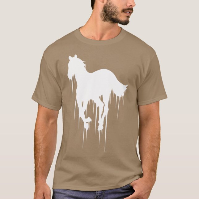 Camiseta White Pony Drip family (Frente)