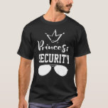 Camiseta White Princess Security Big Brother Birthday Annou<br><div class="desc">Anunciação de aniversário do Big Brother da Princesa Branca</div>