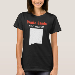 Camiseta White Sands EUA State America Viagem Novo México