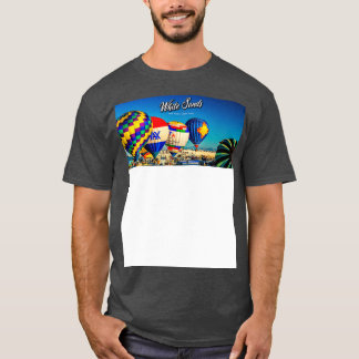Camiseta White Sands Hot Air Balloon Convite 15