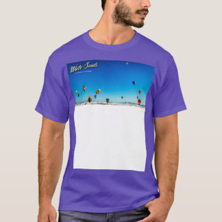 Camiseta White Sands Hot Air Balloon Convite 9