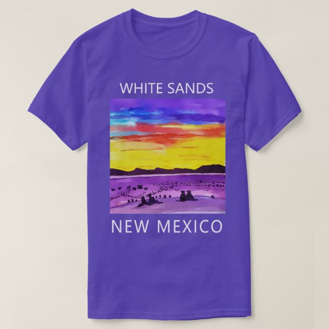 Camiseta White Sands National Monument WelshDesigns (Frente do Design)