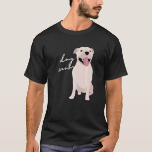 Camiseta White Staffordshire Bull Terrier Dog Mãe Mulher