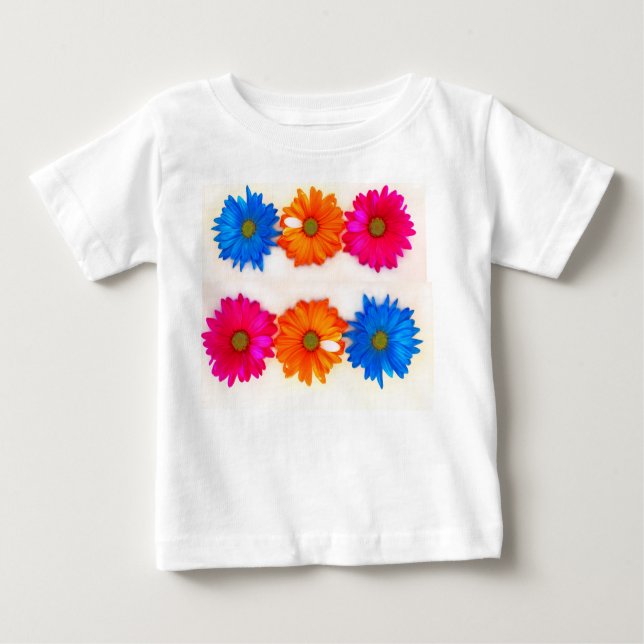 CAMISETA WHITE TODDLER RUFFLED DRESS WITH A DAISY DESIGN (Frente)