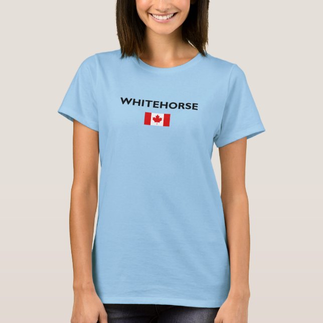 Camiseta Whitecavalo Canadá Flag Light-Color (Frente)