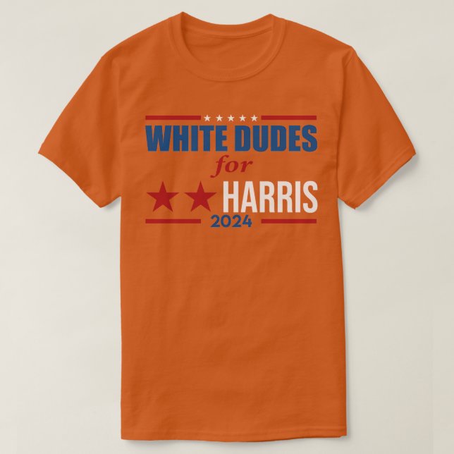 Camiseta WhiteDudesForKamalaHarris (Frente do Design)