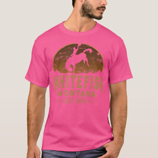 Camiseta Whitefish Montana Mt Wild West Rodeo Cowboy