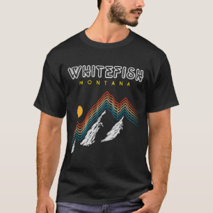 Camiseta Whitefish Montana - U Ski Resort 1980S