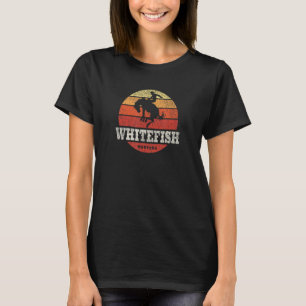 Camiseta Whitefish MT Vintage País Oeste