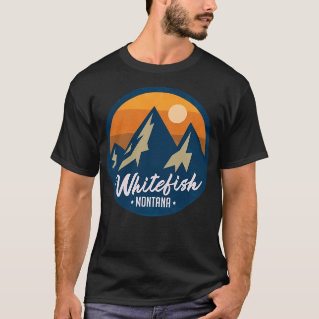 Camiseta Whitefish Ski Resort (Frente)