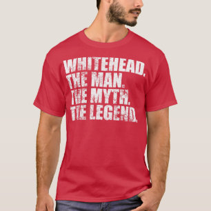 Camiseta Whitehead Nome da família Whitehead sobrenome Whit