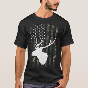 Camiseta Whitetail Buck Deer Hunting Shirt American Vintage