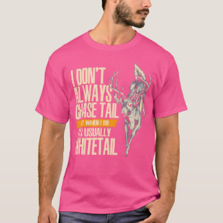 Camiseta Whitetail Deer Hunting Chasing Hunter