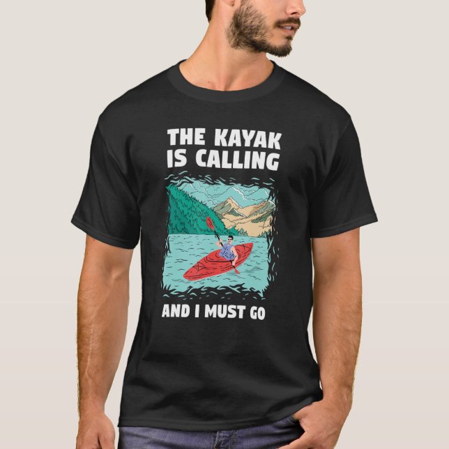 Camiseta Whitewater Kayaking Is The Best Therapy (Frente)
