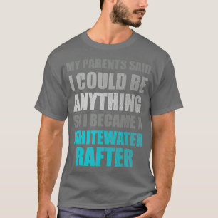 Camiseta Whitewater Rafting Team Canoe River Kayaking