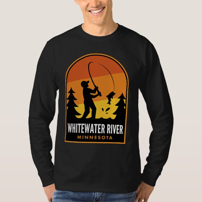 Camiseta Whitewater River Minnesota Fishing (Frente)