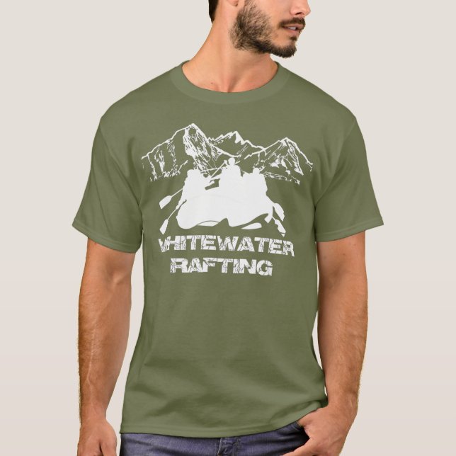 Camiseta Whitewater River Rafting Adventure Graphic (Frente)