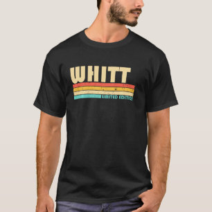 Camiseta Whitt Surname Funny Retro Vintage 80s 90s Aniversá