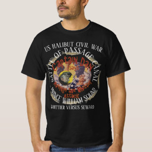 CAMISETA WHITTIER ALASKA HALIBUT WAR VERSUS SEWARD 1955-57