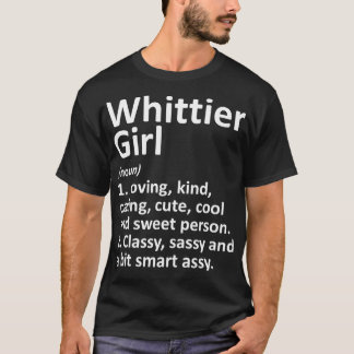 Camiseta WHITTIER L CA CALIFORNIA Funny City Home Roots Gif