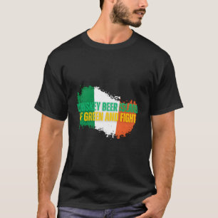 Camiseta Whkey Beer Island Of Green And Fight Rua'