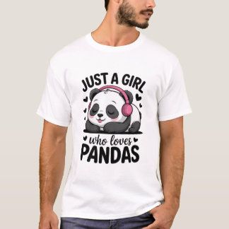 Camiseta Who Loves Pandas.