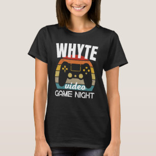 Camiseta Whyte Family Video Game Night