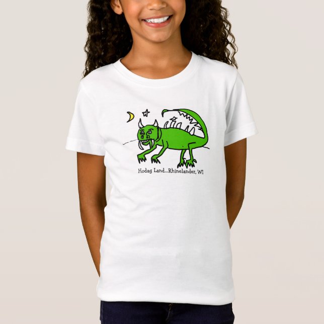 Camiseta WI de Rhinelander da terra de Hodag… (Frente)