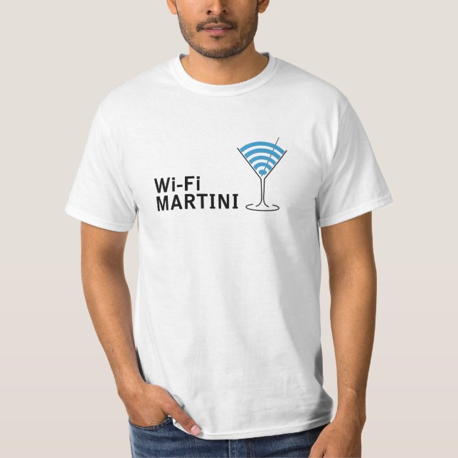 Camiseta wi-fi martini (Frente)