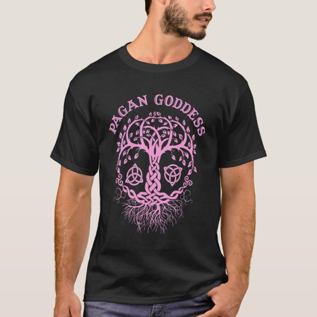 Camiseta Wiccan Pagan Tree Of Life 8 (Frente)
