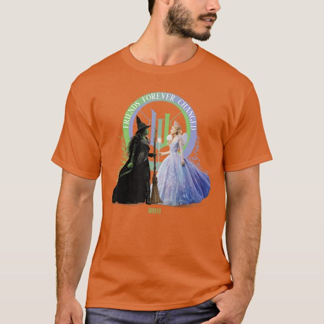 Camiseta Wicked For Good Glinda and Elphaba Friends Forever (Frente)