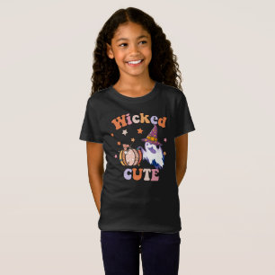 Camiseta Wicker Cute Ghost Halloween