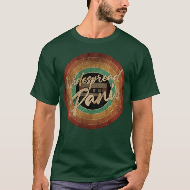 Camiseta Widespread Panic Vintage Circle Art friends (Frente)