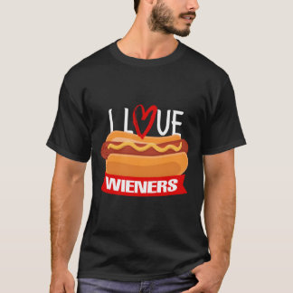 Camiseta Wiener Bbq 4 De Julho EUA Patriótico