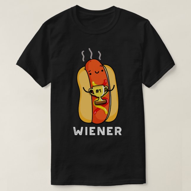 Camiseta Wiener Funny Sausy Pun (Frente do Design)