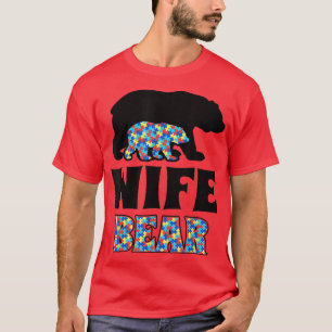 Camiseta Wife Bear Autism Awareness