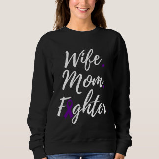 Camiseta Wife Mom Fighter Multiple System Atrophy Awareness