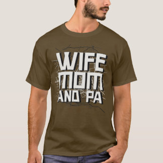CAMISETA WIFE MOM PA O MÉDICO ASSISTENTE COLOCA MAPA DE RUA