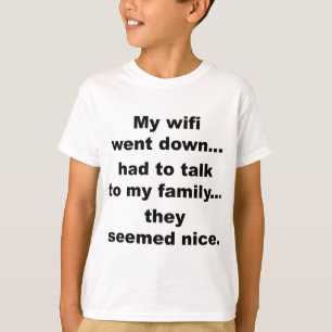 CAMISETA WIFI PARA BAIXO!