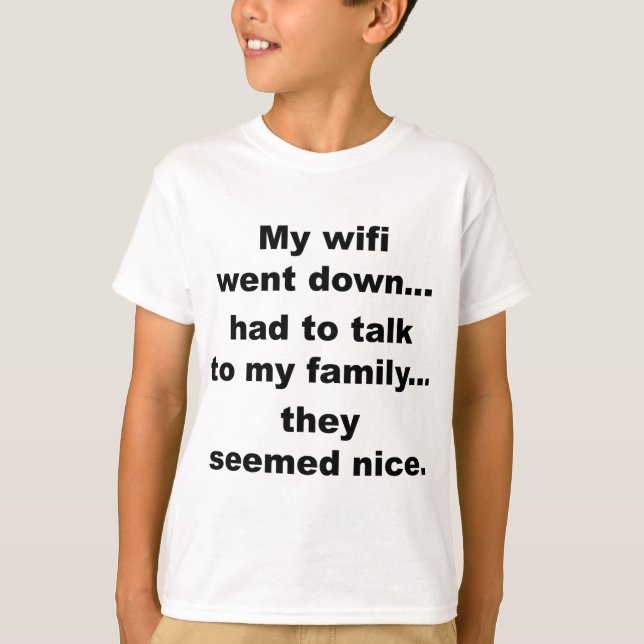 CAMISETA WIFI PARA BAIXO! (Frente)