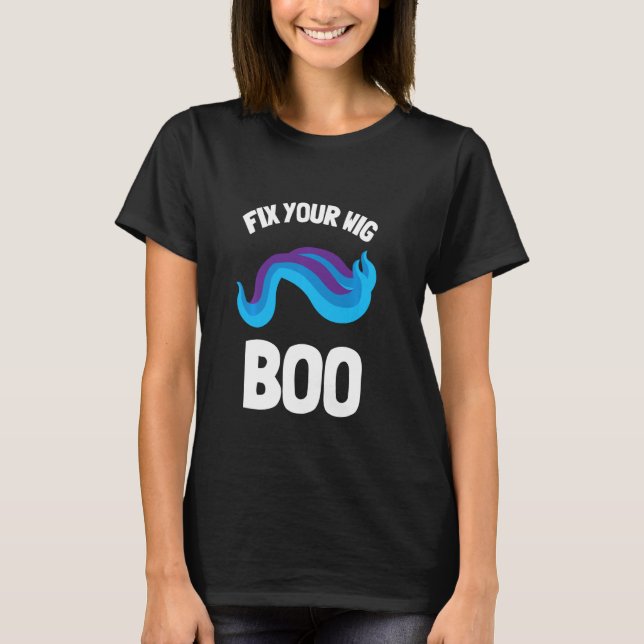 Camiseta Wig Designer Stylist Artificial E Wig Maker (Frente)