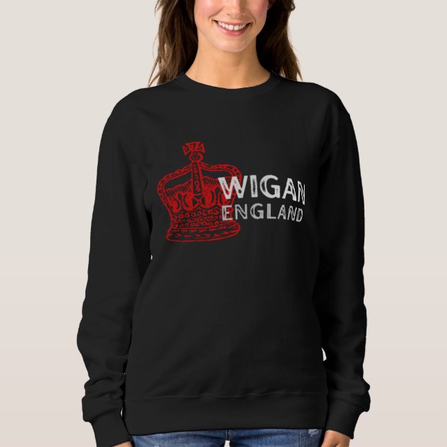 Camiseta WIGAN England Crown Badge (Frente)