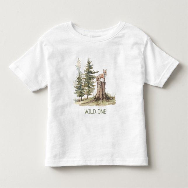 Camiseta WiILD ONE Forest Fox (Frente)