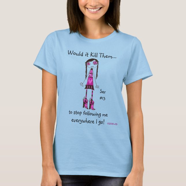 Camiseta WIKT Ser#13 Pare De Me Seguir! (Frente)