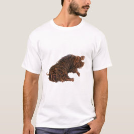 Camiseta Wilbur, um porco discernido.