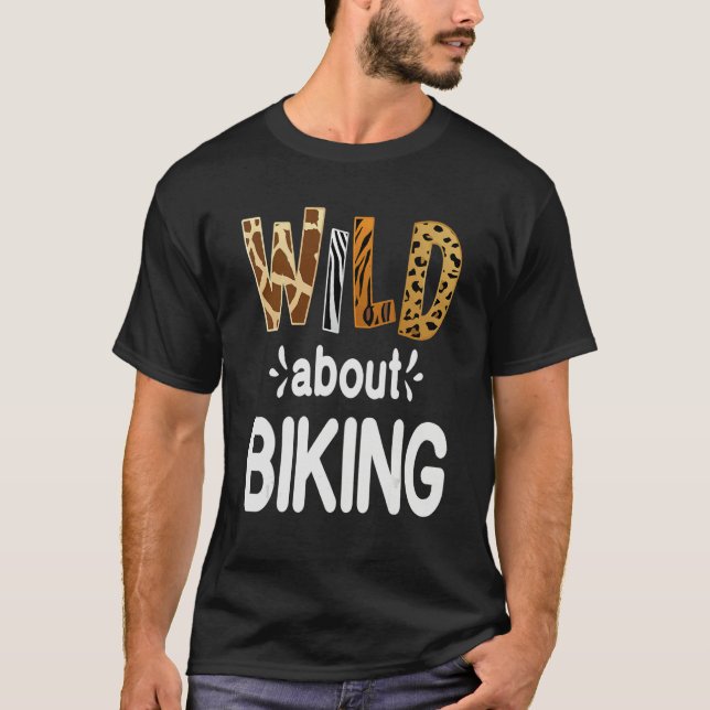 Camiseta Wild About Biking (Frente)